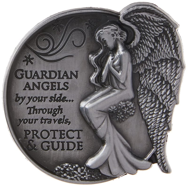 أنجل ستار Angelstar 15690 Stars Guardian Angel Visor Clip لهجة 2-1/2 بوصة رمادي - Image 1